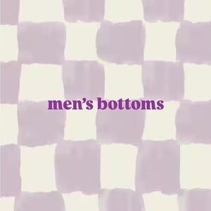 men’s bottoms